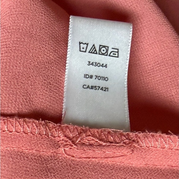 LOFT Pink Pleated Long Sleeve Blouse XS – Lace Trim, Feminine Work Top - Picture 6 of 7